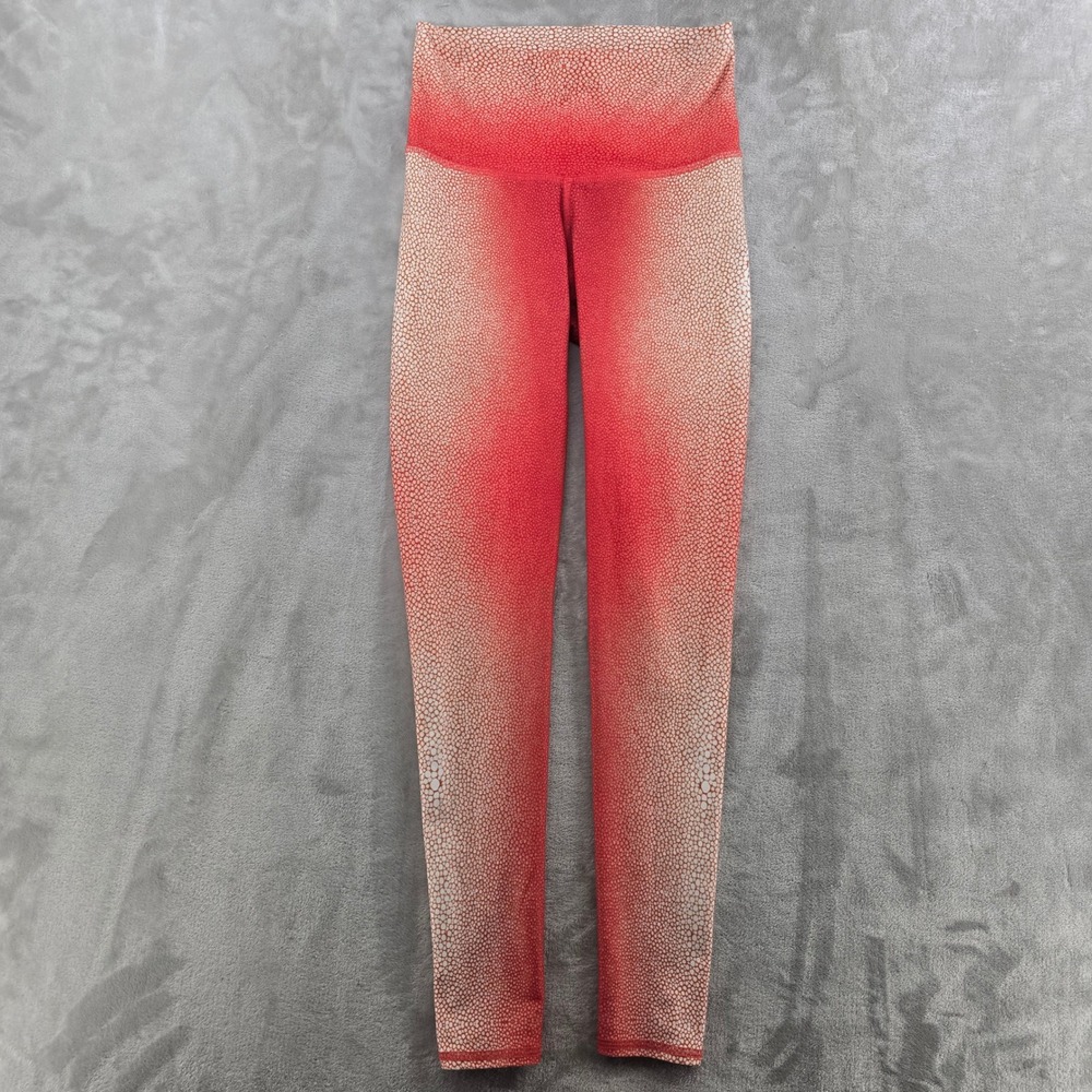 Niyama Sol Women S Shagreen Coral Leggings Ombre Pebbled High Waist